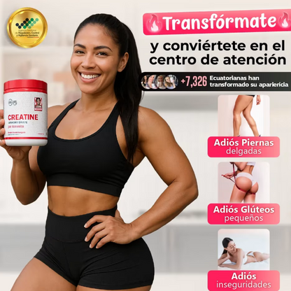 CREATINE MONOHYDRATADA ORIGINAL PARA MUJERES 5 EN 1 (+COLAGENO) + ENVIO GRATIS 🎁