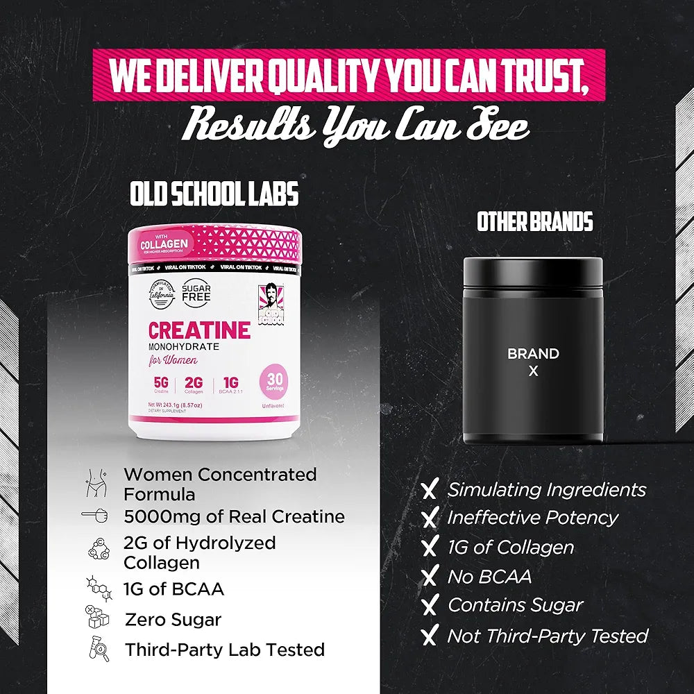 CREATINE MONOHYDRATADA ORIGINAL PARA MUJERES 5 EN 1 (+COLAGENO) + ENVIO GRATIS 🎁