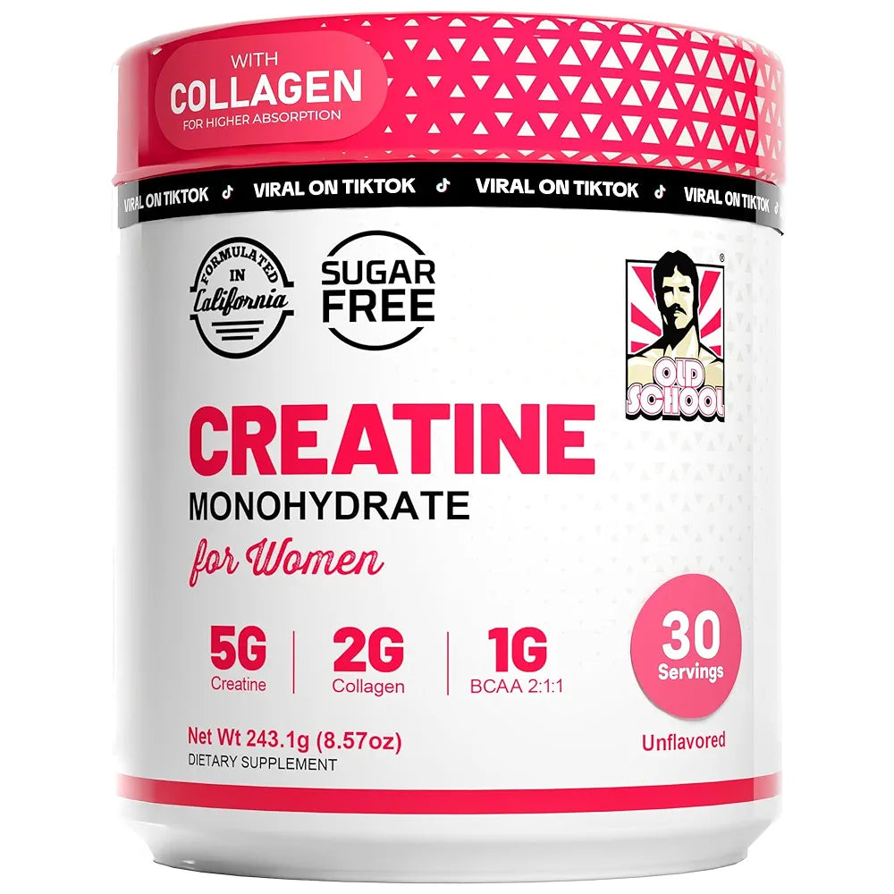 CREATINE MONOHYDRATADA ORIGINAL PARA MUJERES 5 EN 1 (+COLAGENO) + ENVIO GRATIS 🎁