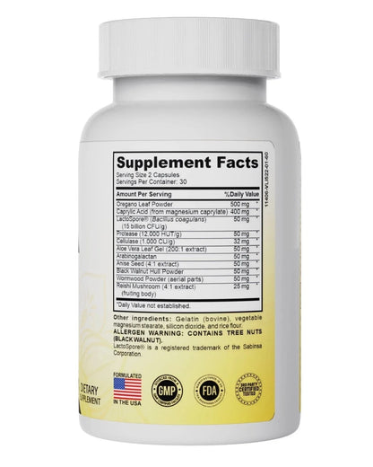 2X1 Candida Cleanse – Reduce antojos, hinchazón y fatiga + Envío Gratis